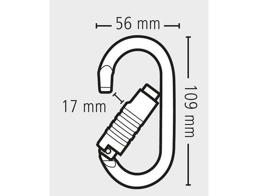 BEAL O'SMITH 3 MATIC 鋼製O型三段自動上鎖鉤環 mabuvalley