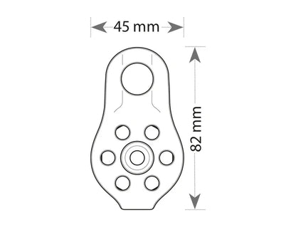 BEAL TRANSF'AIR FIXE B 固定式滑輪 滾珠承軸