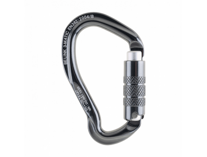 BEAL BE LINK 3-MATIC 鋁合金D型三段自動上鎖鉤環