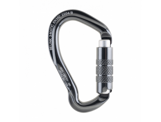BEAL BE LINK 3-MATIC 鋁合金D型三段自動上鎖鉤環